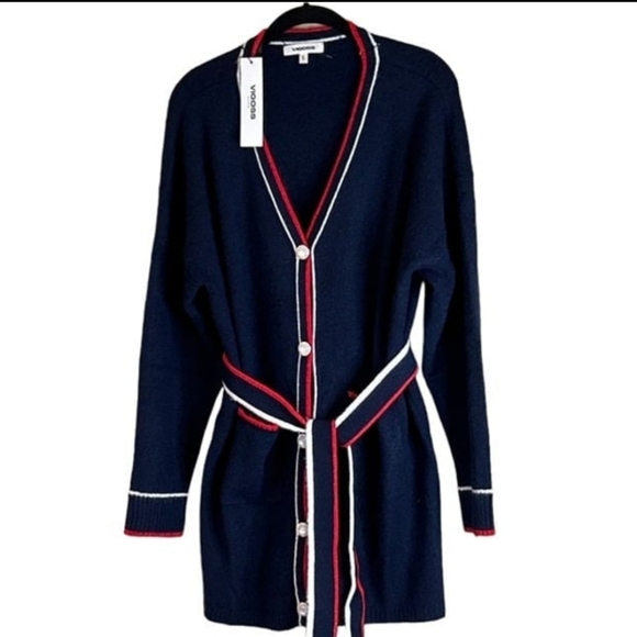 *NWT* Vigoss Americano Belted Cardigan - Picture 15 of 16